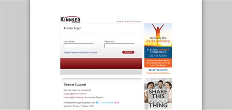· Enter your username and password in the field provided. . Kinnser login